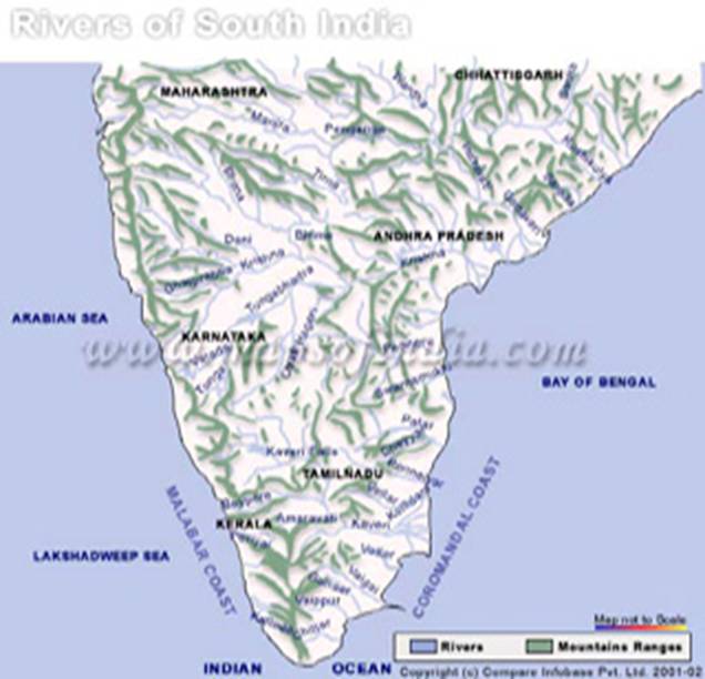 River Network of South India